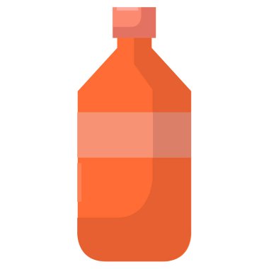 Beyaz arkaplanda meyve suyu simgesi