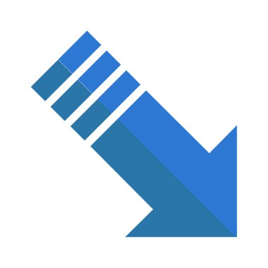 Ok işareti. Web simgesi basit illüstrasyon