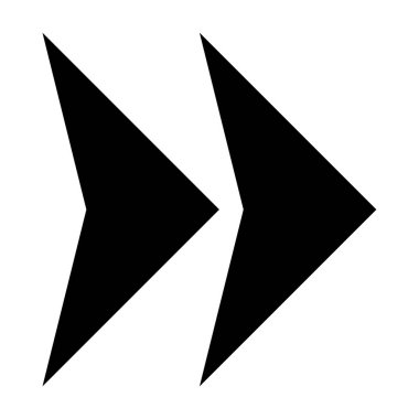 Sağ ok ağ simgesinin vektör ilülasyonu 