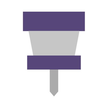 Pin simgesinin vektör illüstrasyonu