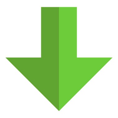 Ok işareti. Web simgesi basit illüstrasyon