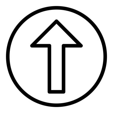 Ok. Web simgesi basit illüstrasyon