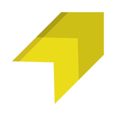 Web ve mobil uygulama tasarımınız için ok simgesi çizimi arkaplanı, ok logosu 