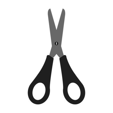 makas simgesi vektör illüstrasyonu