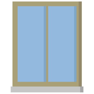 pencere simgesi vektör illüstrasyonu