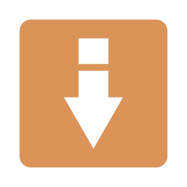 Ağ ve mobil uygulama tasarımınız için ok simgesi çizim arkaplanı, ok logosu 