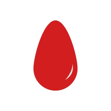 kan ikonu vektör tasarımı logo şablonu çizimi