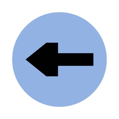 ok düz ikon vektör illüstrasyonu