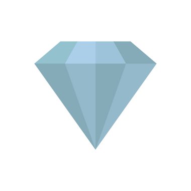 elmas vektör simgesi beyaz zemin üzerine