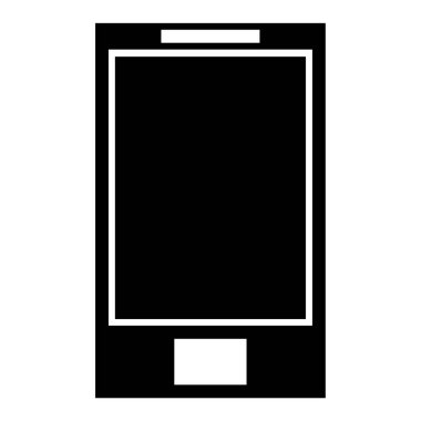 akıllı telefon simgesi. beyaz arkaplanda izole edilmiş web tasarımı için akıllı telefon vektör simgesi