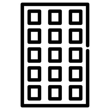 mobilya ikonu vektör illüstrasyonu