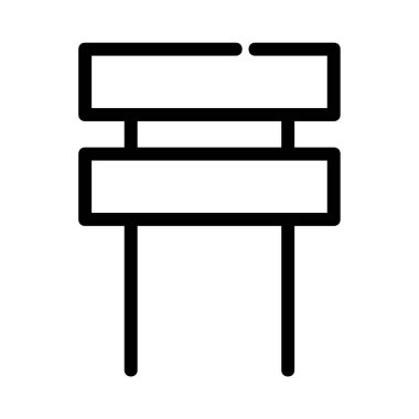 tablo vektörü ince çizgi simgesi