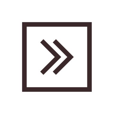 Projeniz için çift ok vektör simgesi