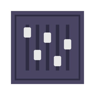 Düğmeleri ve düğmeleri olan dj denetleyici