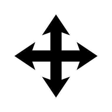 Ok simgesi. vektör illüstrasyonu 