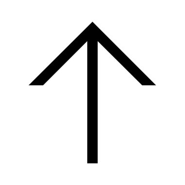 Ok simgesi. vektör illüstrasyonu 