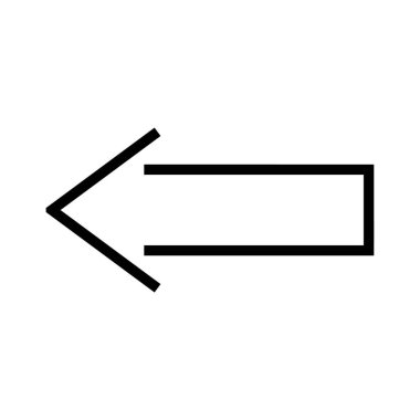 ok düz ikon vektör illüstrasyonu