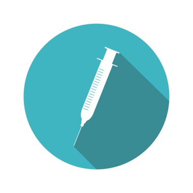 Şırınga ikonu vektör çizimi