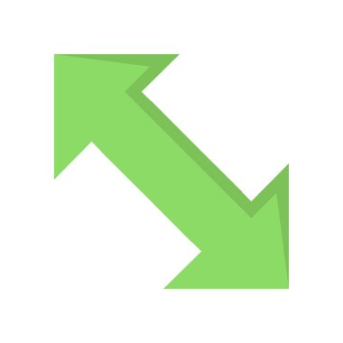 Ok simgesi. vektör illüstrasyonu 