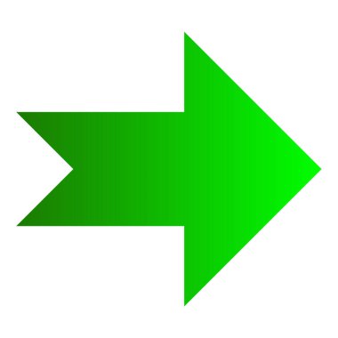 Ok simgesi. vektör illüstrasyonu 