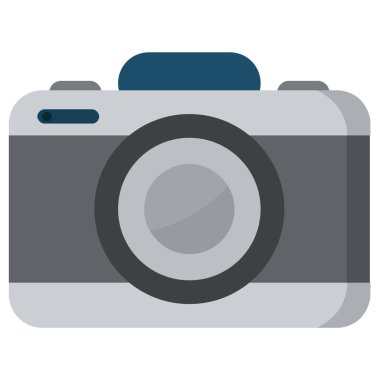 kamera simgesi vektör illüstrasyonu