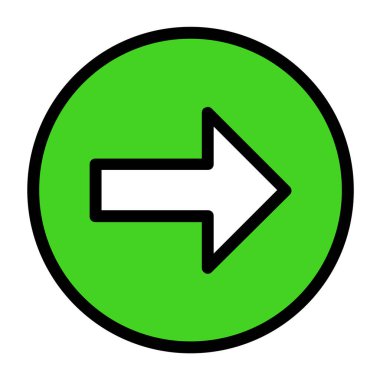 Ok simgesi. vektör illüstrasyonu 