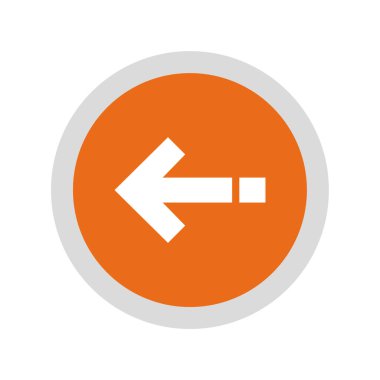 Ok simgesi. vektör illüstrasyonu 