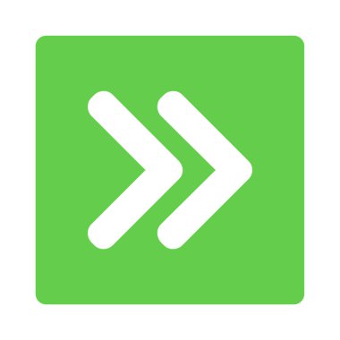 Çift ok simgesini, vektör çizim