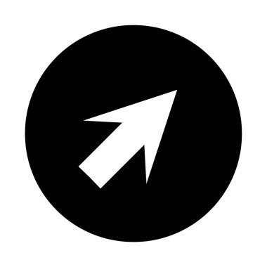 ok simgesi, vektör illüstrasyonu