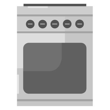 mutfak fırın kutsal kişilerin resmi, vektör çizim