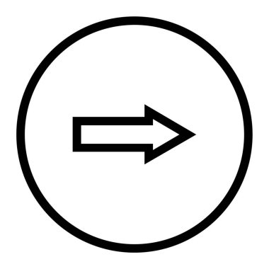 ok simgesi, vektör illüstrasyonu