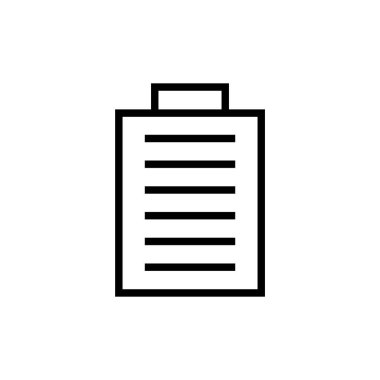 Belge simgesinin vektör illüstrasyonu 