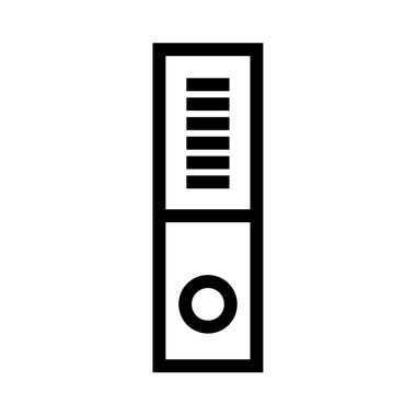 Beyaz arkaplanda izole edilmiş bağlayıcı vektör illüstrasyonu