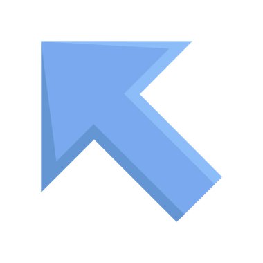 Web ve mobil uygulama tasarımınız için ok simgesi çizimi arkaplanı, ok logosu 