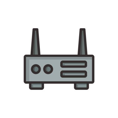 Yönlendirici Vektör Satır Simgesi Tasarımı