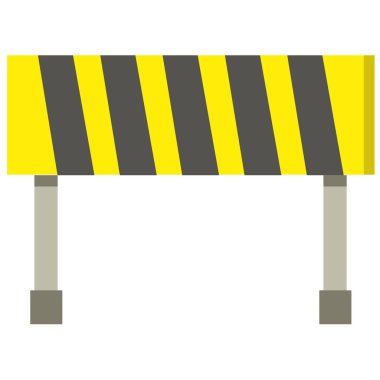 Barikat simge vektör çizim