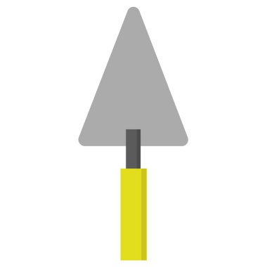 Beyaz arkaplanda mala simgesi