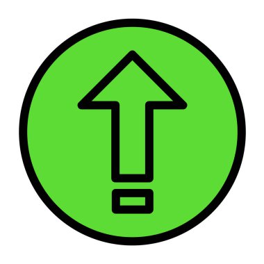 Web ve mobil uygulama tasarımınız, ok logosu konseptiniz için ok simgesi çizimi arkaplanı 