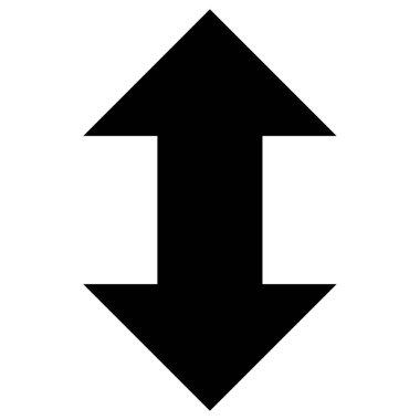 Projeniz için çift ok vektör simgesi