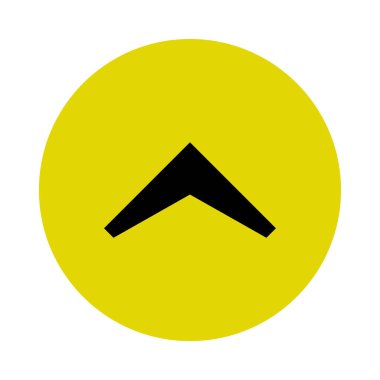 ok düz ikon vektör illüstrasyonu