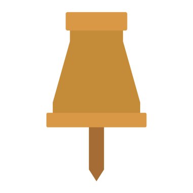 Pin simgesinin vektör illüstrasyonu