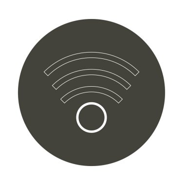 kablosuz ikon vektör illüstrasyonu