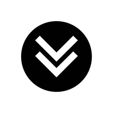 Ağ ve mobil uygulama tasarımınız için ok simgesi çizim arkaplanı, ok logosu 