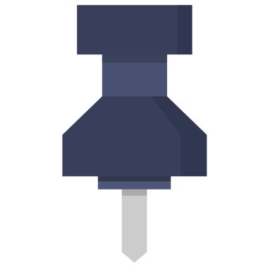 Pin simgesinin vektör illüstrasyonu