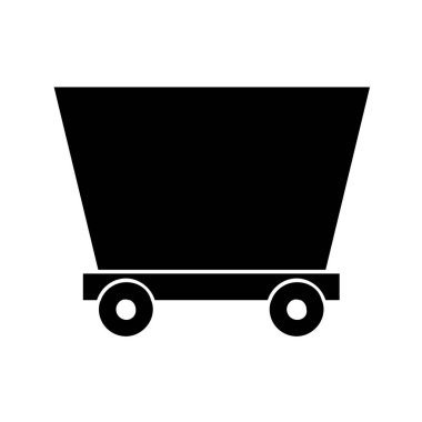 Tramvay vektör simgesi. biçim düz sembol, siyah renk, yuvarlak açılar, gri arkaplan