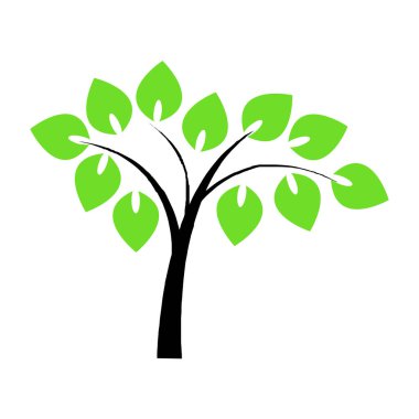 ağaç vektör logo çizimi tasarımı