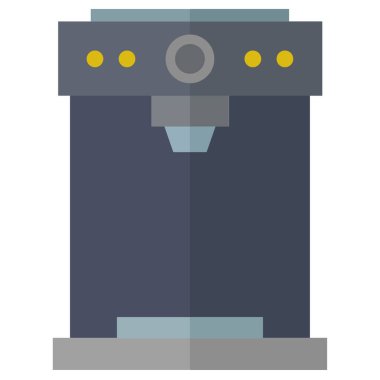 kahve makinesi simgesini, vektör çizim