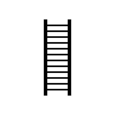 merdiven vektörü ince çizgi simgesi 