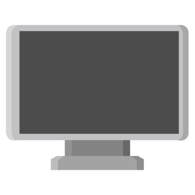 masaüstü bilgisayar izole edilmiş ikon web illüstrasyon tasarımı