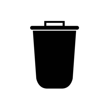 Çöp kutusu simgesi, çöp kutusu simgesi, çöp kutusu simgesi beyaz arkaplanda izole.